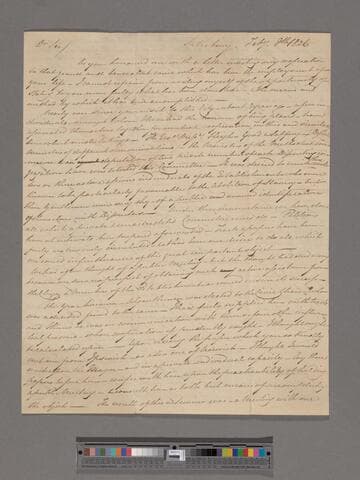 Toone, John.  Letter to Thomas Clarkson