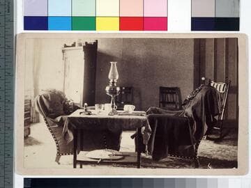 Gilman's Series of Grant Views taken at Mt. McGregor.  No. 7: Sick Room