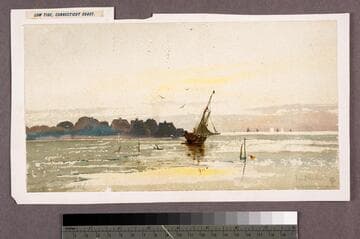 Low tide, Connecticut coast