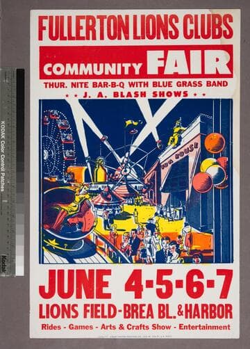 Fullerton Lions Clubs community fair