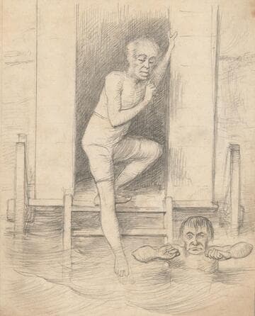 Two Men and a Bathing Machine