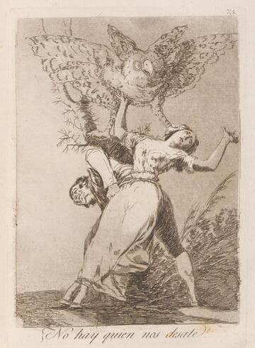 If he broke the pot (Si quebró el Cantaro), Plate 25 from Los Caprichos