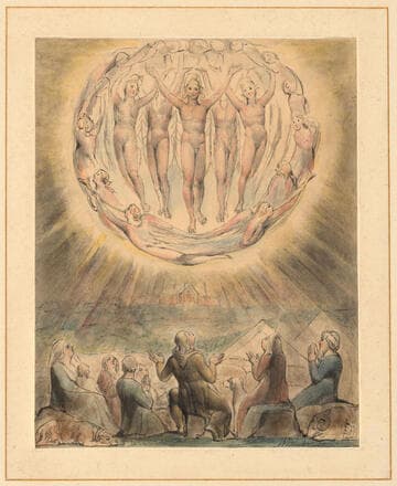 Illustration 2 to Milton's "On the Morning of Christ's Nativity": The Annunciation to the Shepherds