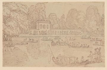 River Scene (Hampton Court?)