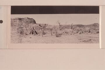 Indian structure on the San Juan River; mouth of Piute Canyon, Mile 2 1/2