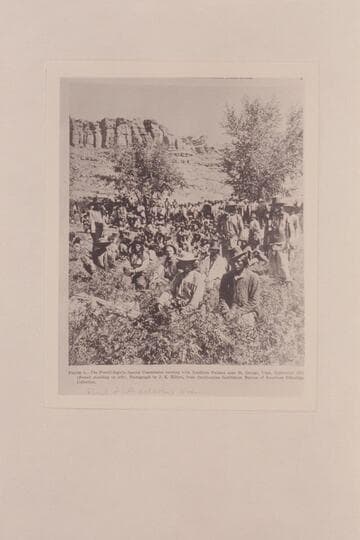 Powell-Ingalls Special Commission meeting with Southern Piutes near St. George