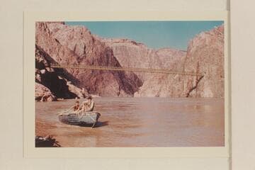 The "Kitty Clyde's Sister" with Ballard Atherton and Bob Malott; Bright Angel Creek