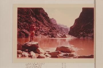 Upriver from left bank at head of 234 Mile Rapid