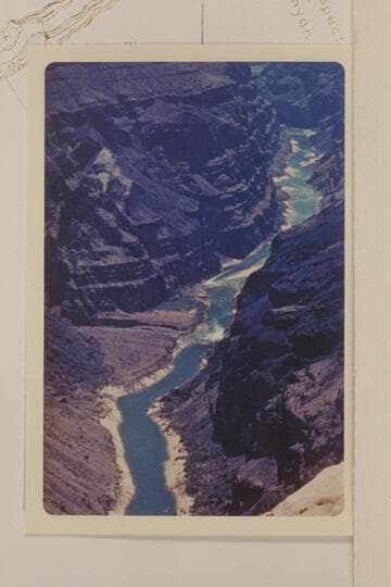 Vulcan Rapid.  Approximately 2500 cfs. were being released through the Glen Canyon Dam