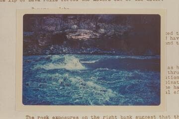The "Rapid Eater" of the Don Smith-Anchor Boat party attempting an up run of Vulcan Rapid
