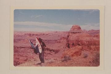 Toby Owl, Nasja Begay in the dance of the flags