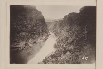 Grand Canyon in the PreCambrian at about Mile 105