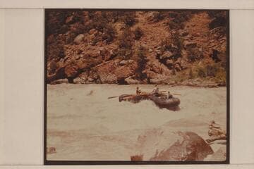 The same boloney of the Hatch outfit in Hells Half Mile that is shown in Farquhar photo 57 CNLE 4 but it has moved down out of the hole.  Note the back of the unit hanging in air