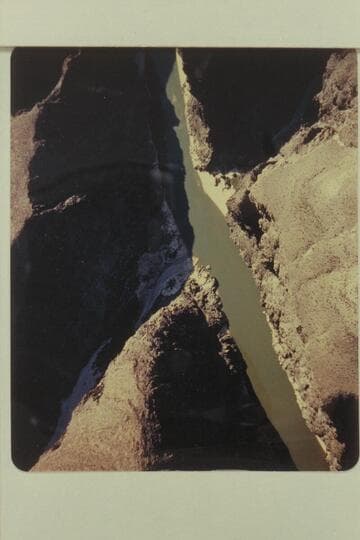 The cross canyons at Separation Canyon.  Looking from the left bank toward the right