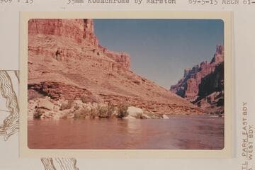 Up Marble Canyon from mouth of Little Colorado River