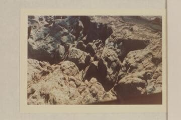 Junction of Bridge Creek with Aztec Creek.  Bridge Creek enters left center, Aztec Creek enters from left of top center