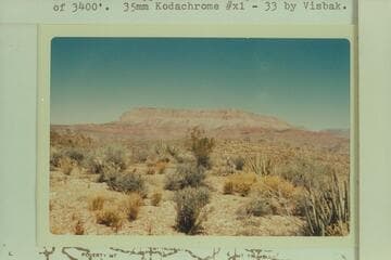 Dr. Tommy Mountain from the narrow plateau where Butchart and Visbak stopped for lunch at an elevation of 3400 ft