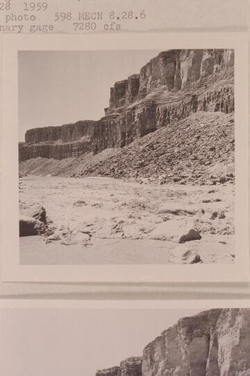 Down Badger Creek Rapid from near head, left bank