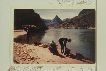 Down river from Mile 221.5, left bank