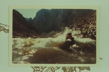 Floating through rapid at Mile 212.15