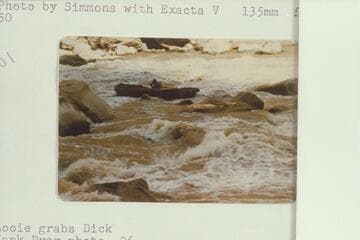 50.  Looie rows with one oar unaware that Dick is overboard.  The Big Drop.  Mile 202 1/4