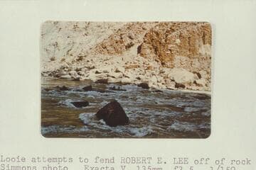 45.  The "Robert E. Lee" bobs out of the hole and waters wrest one oar from Looie--the Big Drop--Mile 202 1/4