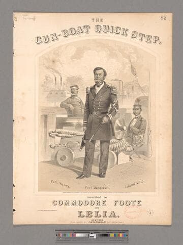 The gun-boat quick step : inscribed to Commodore Foote / by Lelia