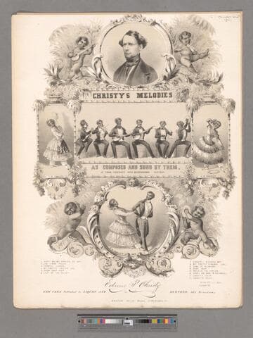 Ginger's Wedding / words by Thos. Vaughn   music by C. D. Abbott and sung by Christy's Minstrels