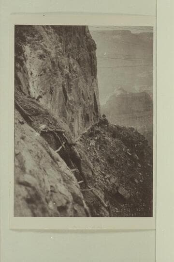 Hogan's ladders west of Powell Memorial and below the rim