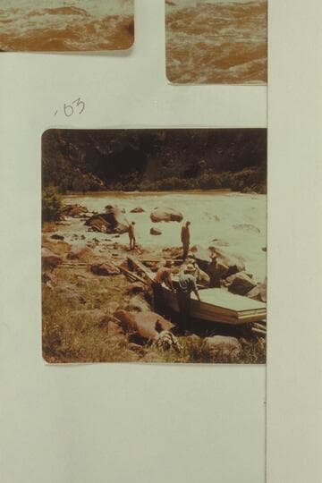 Hells Half Mile.  The Wright sadirons are portaged