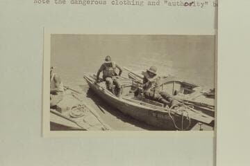 Burchard and Mrs. LaRue on the "Boulder"