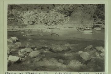 Reilly-Fulmer boats at mouth of Tapeats Creek