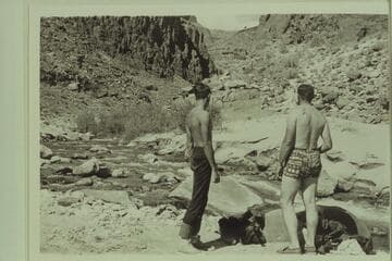 Upstream in Tapeats Creek from near the mouth