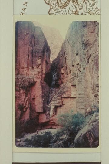 Redwall about 4 miles up in Trail Canyon