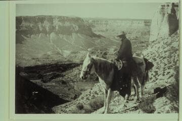 Looking into the canyon