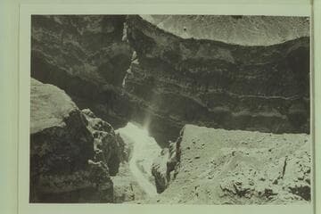 Mouth of Kanab Canyon; 15,000 cfs