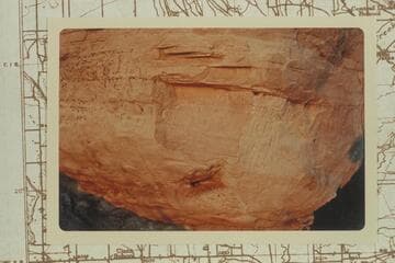 Denis Julien inscription southwest of Whiterocks