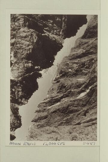 Horn Creek Rapid.  Approximate gauge:  17,000 cfs