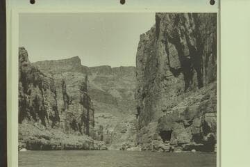 Looking back at Red Cavern; Marble Canyon