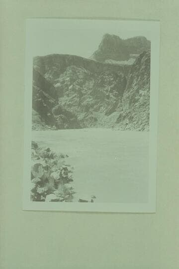 Down to Tuna Rapid from about Mile 98.8, Scorpion Ridge is at top right