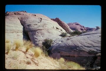 Slick rock to north Sid Whiskers Basin