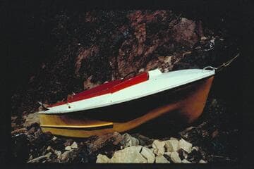 Wreck of Harris-Brennan boat; Mile 77