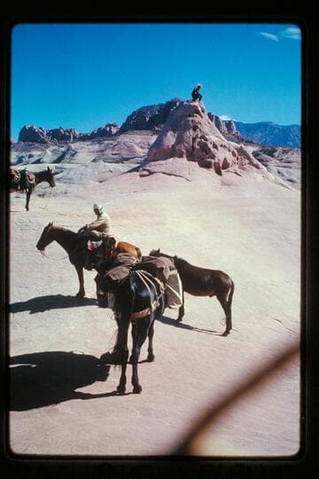 Sid Whiskers and Bahe; divide between Moepitz Airfield and Sid Whiskers Butte
