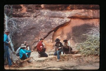 Lunch at mouth of Nasja Creek