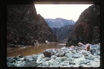 Up river from Mile 235.05, left bank