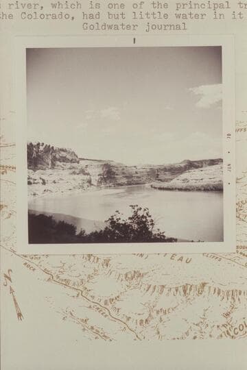 Mouth of San Juan River from right bank of Colorado