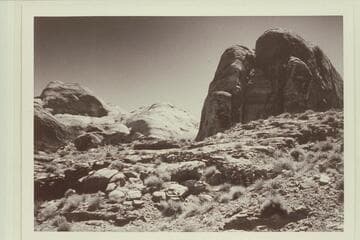 Hole in the Rock crossing Dugway half mile from river