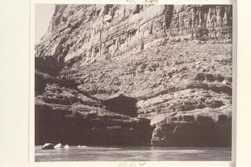 Cove Canyon.  Note boulder blocking water course