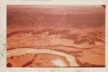 Colorado River from Mile 42 1/2 at bottom to Mile 43 1/2 at left