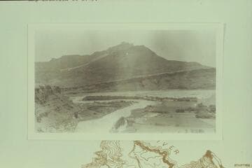 The Lees Ferry Ranch and the mouth of Paria River